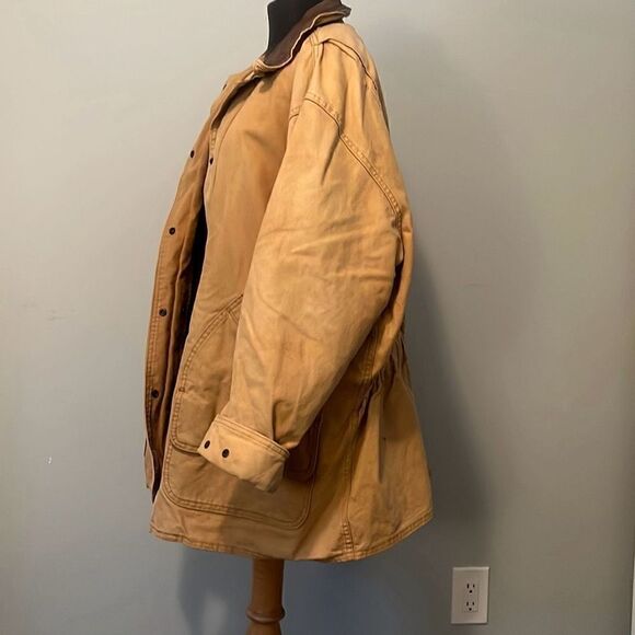 Woolrich Men's Tan Wool Blend Aztec Navajo Blanket Lined Jacket Size XL - Picture 5 of 15